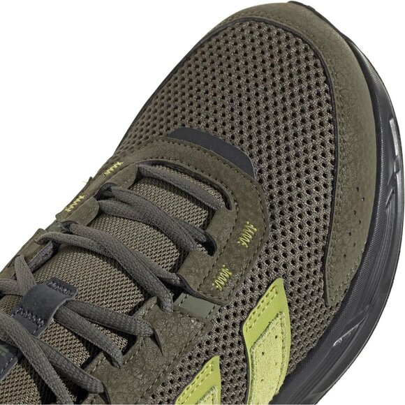 ⚡Adidas Men's Olive Strata/Preloved Lime/Carbon Imported Rubber Fashion Sneaker - Picture 7 of 8